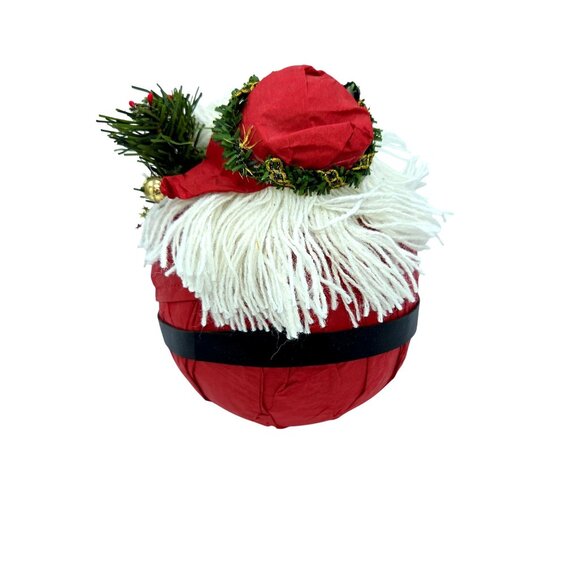 Vintage Santa Claus Paper Mache Christmas 7" ROC World - Picture 3 of 8